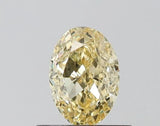 0.70ct Oval Lab Grown Diamond (Colour Fancy Vivid Yellow, Clarity VS1, IGI Certified)