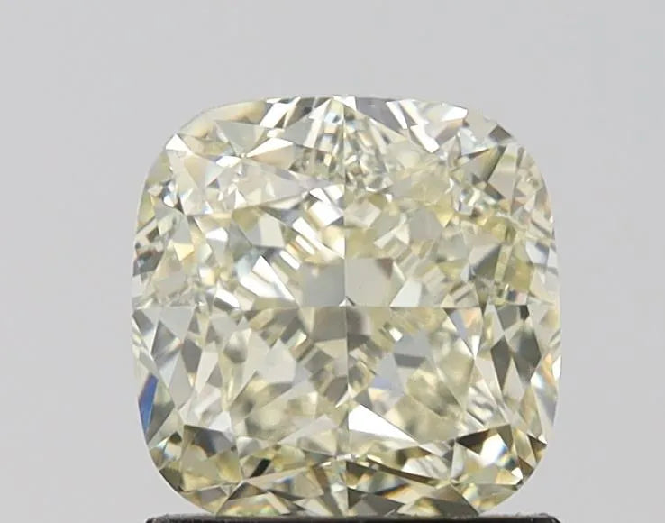 2.07ct Cushion modified Lab Grown Diamond (Colour Fancy Yellow, Clarity VVS2, Cut GD, IGI Certified)