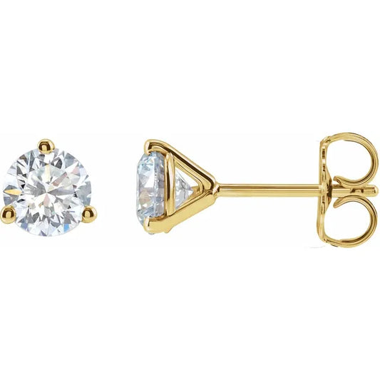 2 CTW Lab-Grown Diamond Stud Earrings