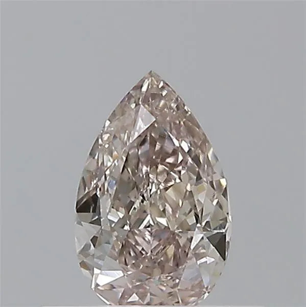 0.40ct Pear Natural Diamond (Colour Fancy Light Pinkish Brown, Clarity VS2, GIA Certified)