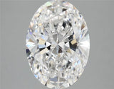 3.00ct Oval Lab Grown Diamond (Colour D, Clarity VS2, IGI Certified)