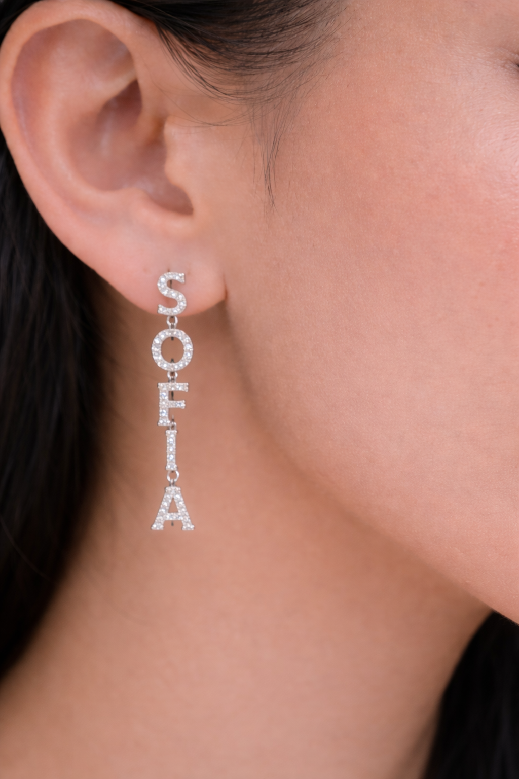 Customizable Letter Dangle Earring