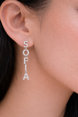 Customizable Letter Dangle Earring