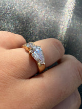 Custom Two Stone Lab-Grown Diamond Ring in 18K Yellow Gold