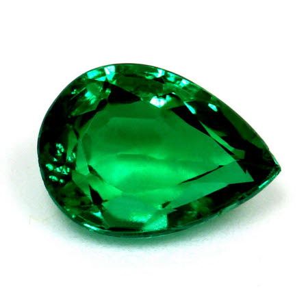 0.70 CT Pear Colombian Green Emerald – GIA Certified  – Colombia Origin