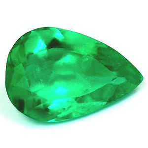 1.31 CT Pear Green Emerald – GIA Certified  – Colombia Origin