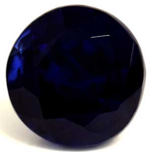 1.74 CT Round Natural Blue Sapphire GIA Certified