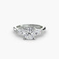 Three-Stone Ring (Baguette Side Stones)