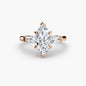 Three-Stone Ring (Baguette Side Stones)