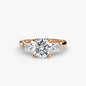 Three-Stone Ring (Baguette Side Stones)