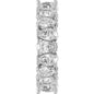 North–South Pear Eternity Band – 4 1/2 CTW | 14K White Gold | Size 7