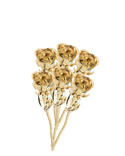 Lacquered 24K Gold-Plated Rose