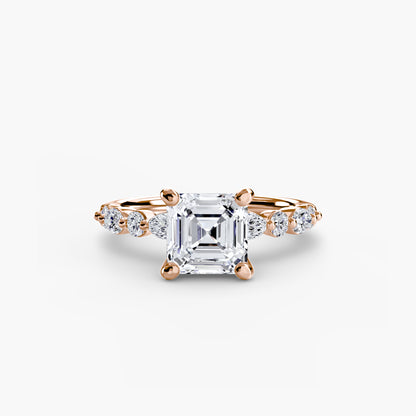 Solitaire Eternity Pavé 2-ით