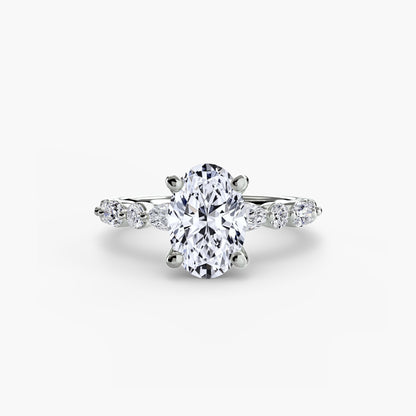 Solitaire Eternity Pavé 2-ით