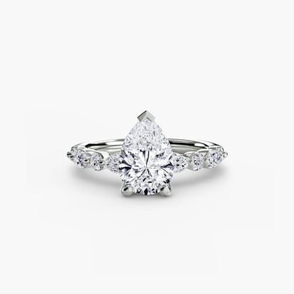 Solitaire Eternity Pavé 2-ით
