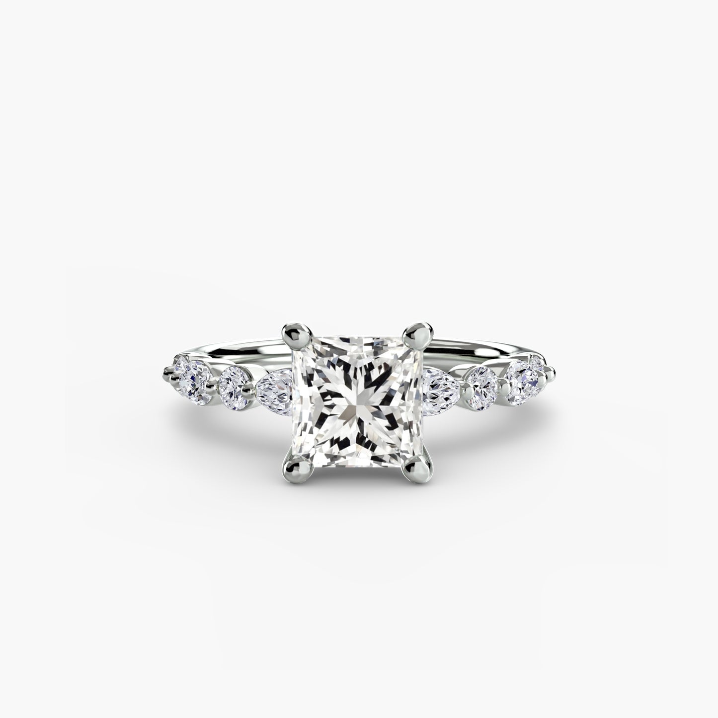 Solitaire Eternity Pavé 2-ით