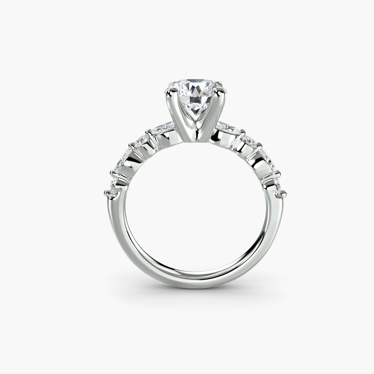Solitaire Eternity Pavé 2-ით