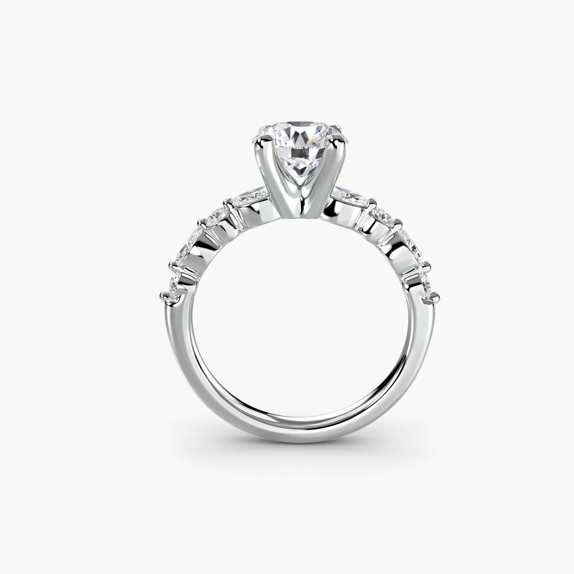 Solitaire Eternity Pavé 2-ით