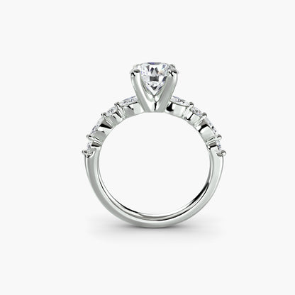 Solitaire Eternity Pavé 2-ით
