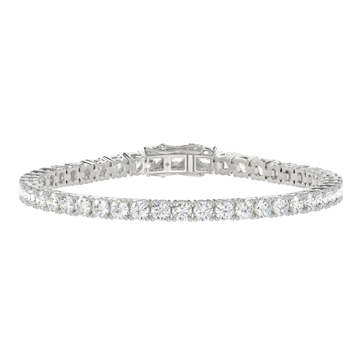 3 CT Total Lab-Grown Diamond Tennis Bracelet – 14K Gold