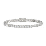 5 CTW  Tennis Bracelet Basket 4-Prong – 14K Gold