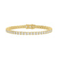 5 CTW  Tennis Bracelet Basket 4-Prong – 14K Gold