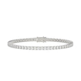 7 CTW Tennis Bracelet Basket 4-Prong  – 14K Gold