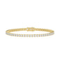 7 CTW Tennis Bracelet Basket 4-Prong  – 14K Gold