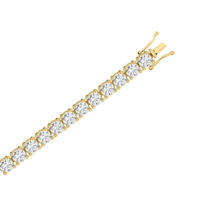 3 CT Total Lab-Grown Diamond Tennis Bracelet – 14K Gold