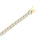 3 CT Total Lab-Grown Diamond Tennis Bracelet – 14K Gold