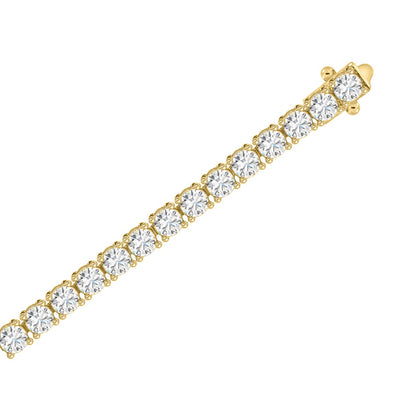 3 CT Total Lab-Grown Diamond Tennis Bracelet – 14K Gold