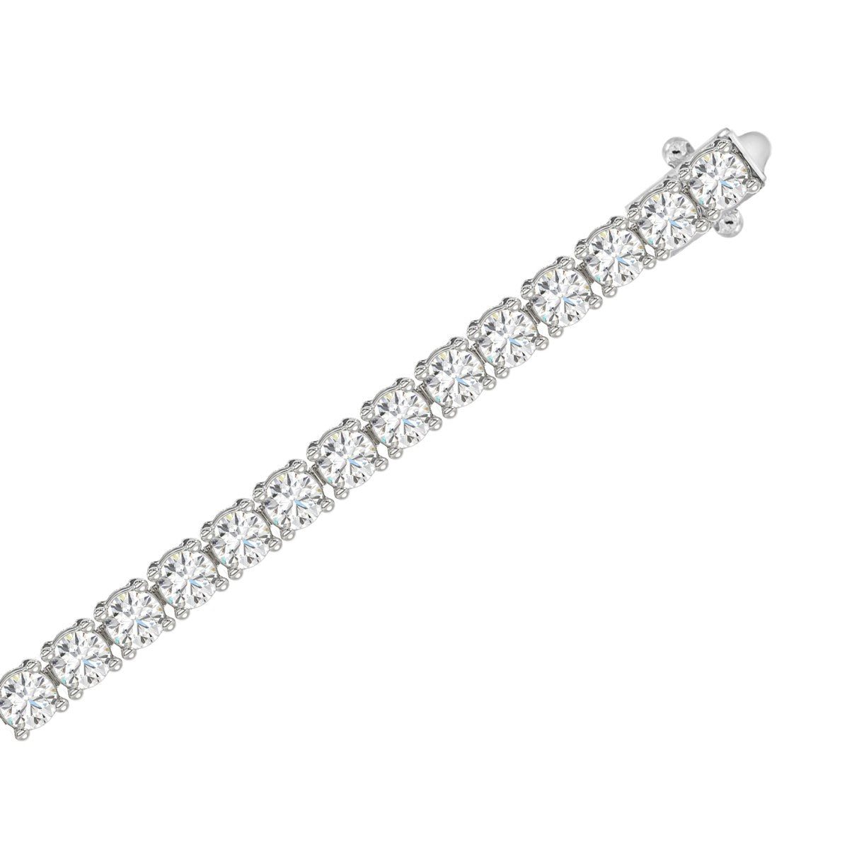 3 CT Total Lab-Grown Diamond Tennis Bracelet – 14K Gold