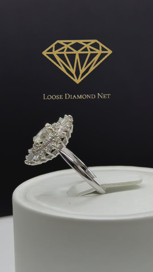 AURORA - 1.55 ct Natural Diamond Engagement Ring