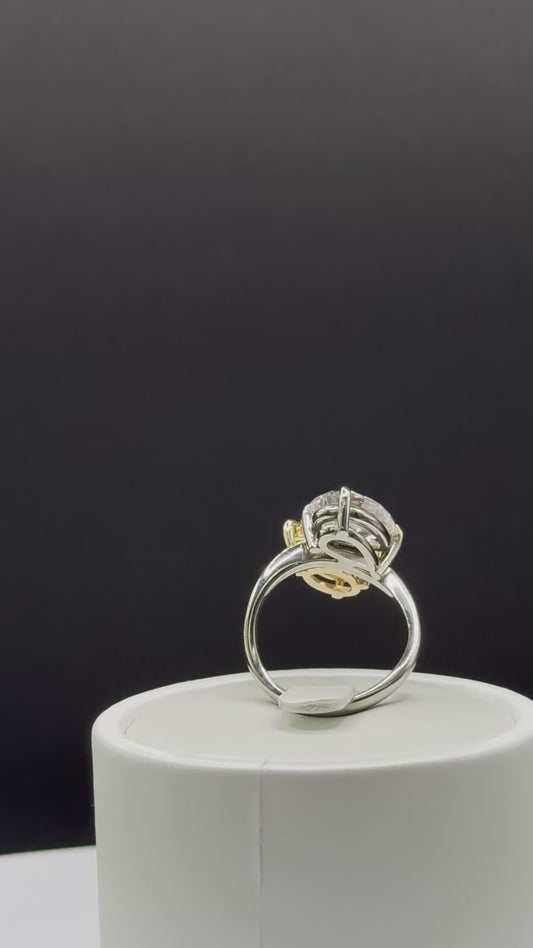 Toi Et Moi Pear Diamond Ring – 6.05 CTW