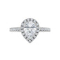 Pear 0.50ct H VS1 French-Set Diamond Engagement Ring 14K Gold | 2.89 grams | Size 7